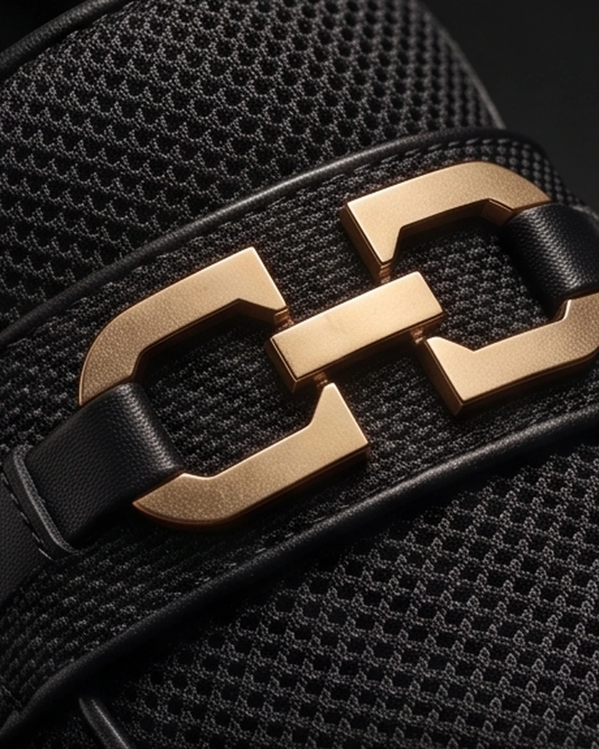 Signet tobacco leather sandal